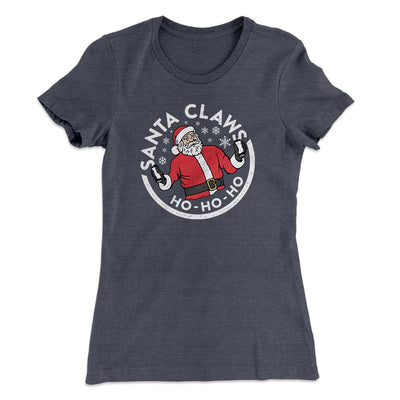 Santa Claws Women's T-Shirt Heavy Metal | Funny Shirt from Famous In Real Life