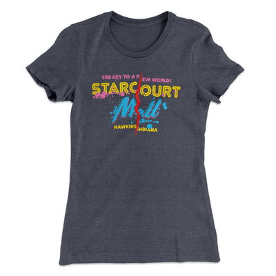 Starcourt Mall Women's T-Shirt Heavy Metal | Funny Shirt from Famous In Real Life