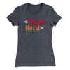 Alpha Nerd Women's T-Shirt Heavy Metal | Funny Shirt from Famous In Real Life