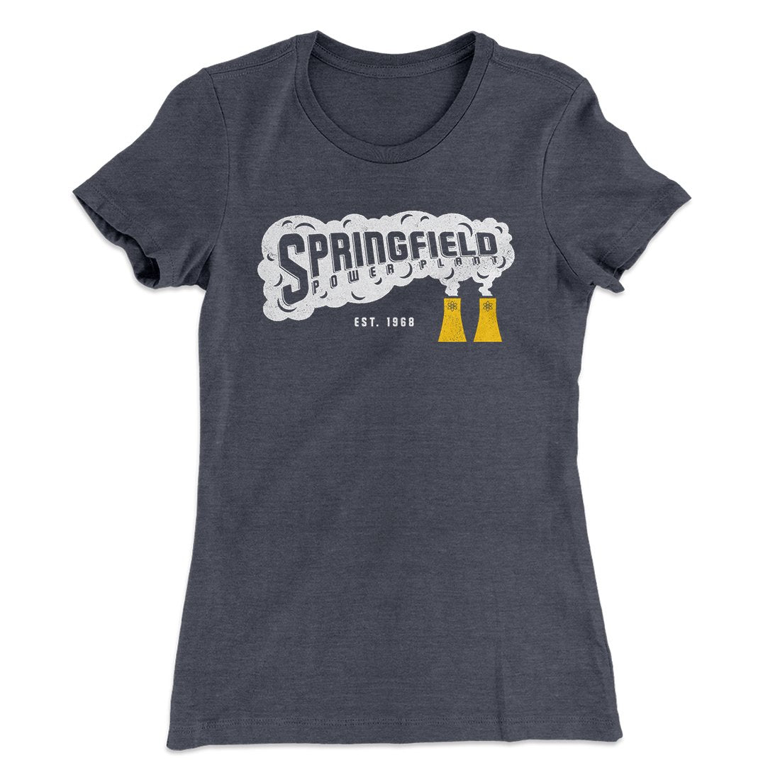 Springfield Power Plant Women's T-Shirt Heavy Metal | Funny Shirt from Famous In Real Life