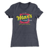 Max's Video Store Women's T-Shirt Heavy Metal | Funny Shirt from Famous In Real Life
