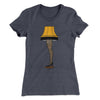 Leg Lamp Women's T-Shirt Heavy Metal | Funny Shirt from Famous In Real Life