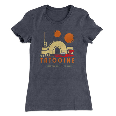 Visit Tatooine Women's T-Shirt Heavy Metal | Funny Shirt from Famous In Real Life