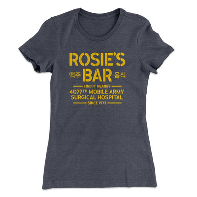 Rosie's Bar Women's T-Shirt Heavy Metal | Funny Shirt from Famous In Real Life