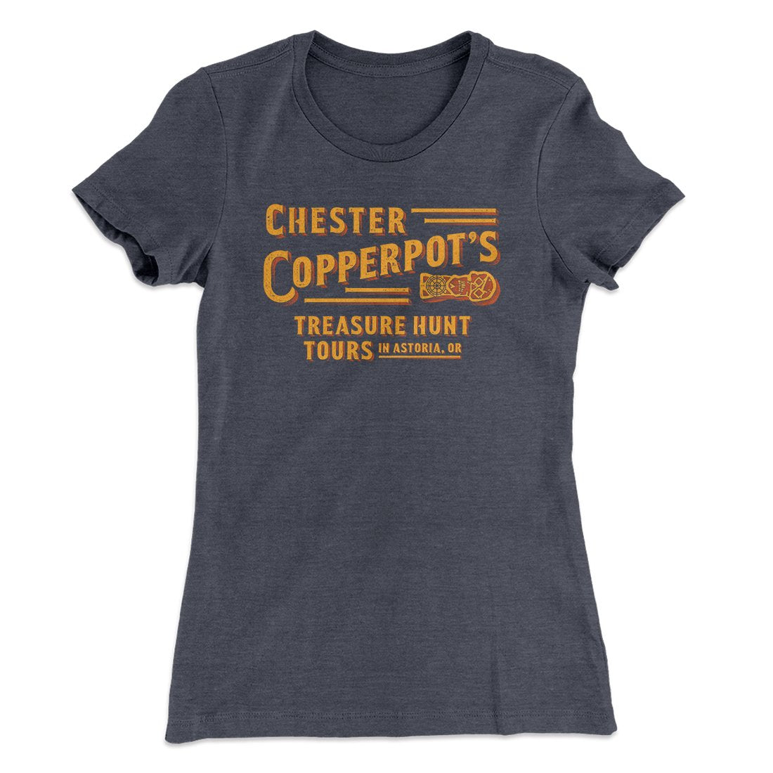 Chester Copperpot's Treasure Hunt Tours Women's T-Shirt | Funny Shirt from Famous In Real Life
