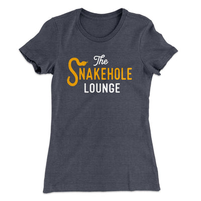 Snakehole Lounge Women's T-Shirt Heavy Metal | Funny Shirt from Famous In Real Life