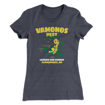 Vamonos Pest Control Women's T-Shirt Heavy Metal | Funny Shirt from Famous In Real Life