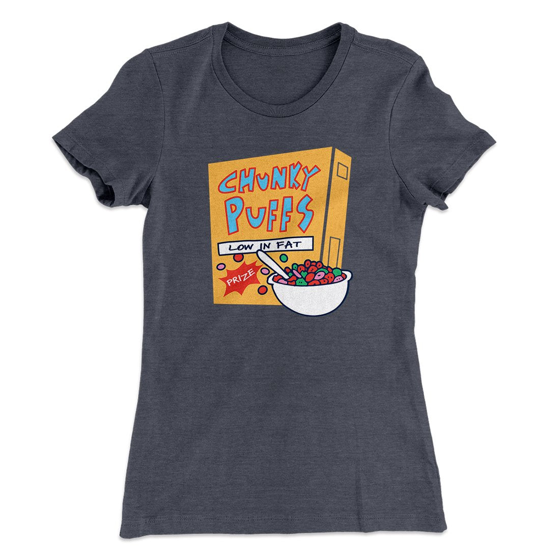 Chunky Puffs Cereal Women's T-Shirt | Funny Shirt from Famous In Real Life