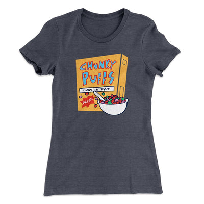 Chunky Puffs Cereal Women's T-Shirt Heavy Metal | Funny Shirt from Famous In Real Life