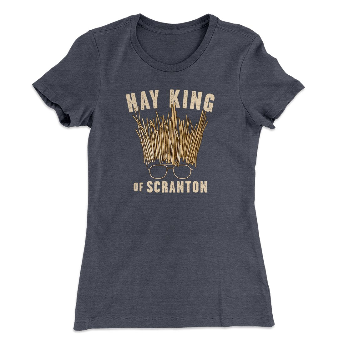 Hay King Funny Thanksgiving Women's T-Shirt Heavy Metal | Funny Shirt from Famous In Real Life