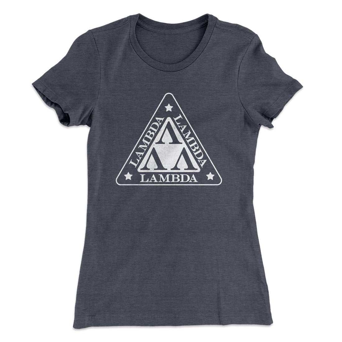Lambda Lambda Lambda Women's T-Shirt Heavy Metal | Funny Shirt from Famous In Real Life