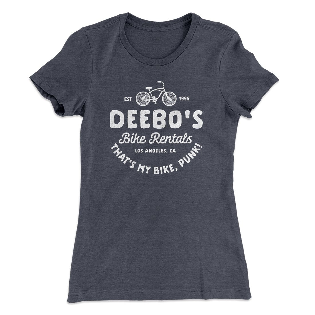 Deebo's Bike Rentals Women's T-Shirt | Funny Shirt from Famous In Real Life