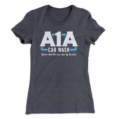 A1A Car Wash Women's T-Shirt Heavy Metal | Funny Shirt from Famous In Real Life