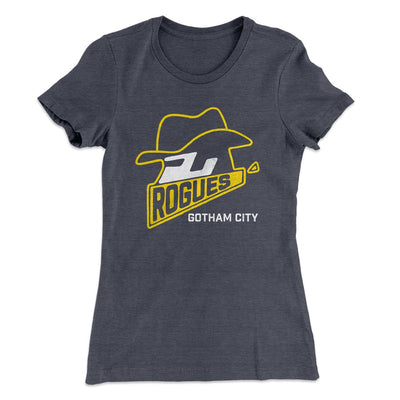 Gotham City Rogues Women's T-Shirt Heavy Metal | Funny Shirt from Famous In Real Life