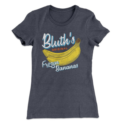 Bluth's Frozen Bananas Women's T-Shirt Heavy Metal | Funny Shirt from Famous In Real Life