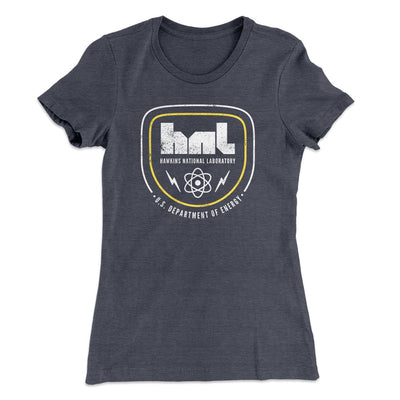 Hawkins National Laboratory Women's T-Shirt Heavy Metal | Funny Shirt from Famous In Real Life