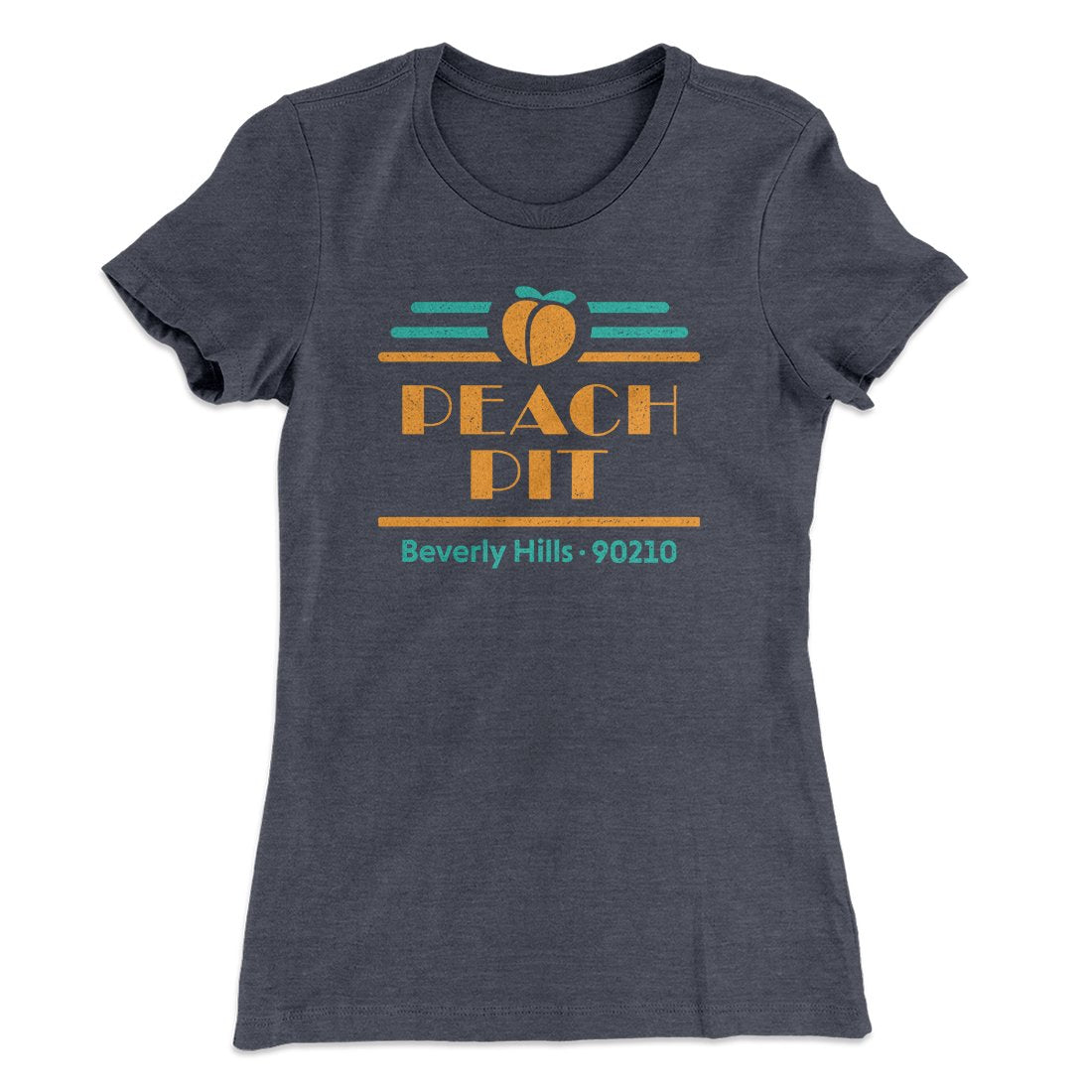 Peach Pit Diner Women's T-Shirt | Funny Shirt from Famous In Real Life