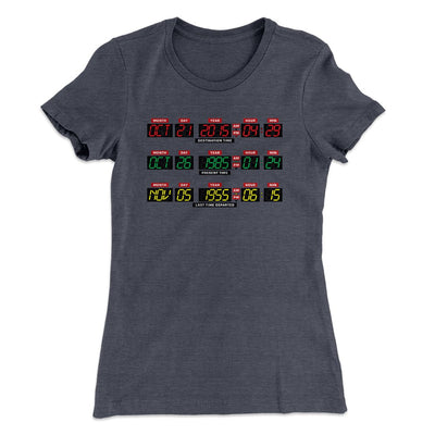 Time Machine Dashboard Women's T-Shirt Heavy Metal | Funny Shirt from Famous In Real Life