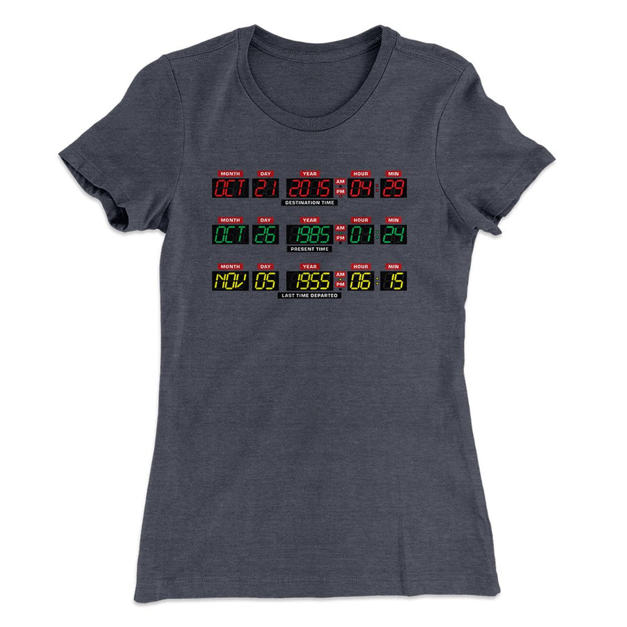 Time Machine Dashboard Women's T-Shirt | Funny Shirt from Famous In Real Life