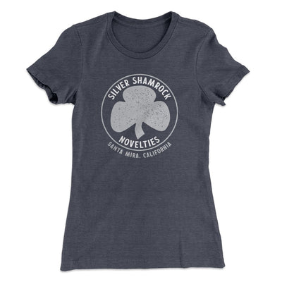 Silver Shamrock Novelties Women's T-Shirt Heavy Metal | Funny Shirt from Famous In Real Life