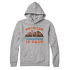 Outside Is Free Hoodie Athletic Heather | Funny Shirt from Famous In Real Life