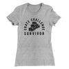 Crate Challenge Survivor 2021 Women's T-Shirt Heather Grey | Funny Shirt from Famous In Real Life