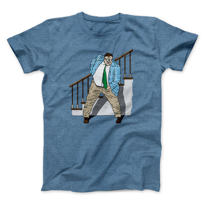Matt Foley Motivational Speaker Funny Movie Men/Unisex T-Shirt Heather Slate | Funny Shirt from Famous In Real Life