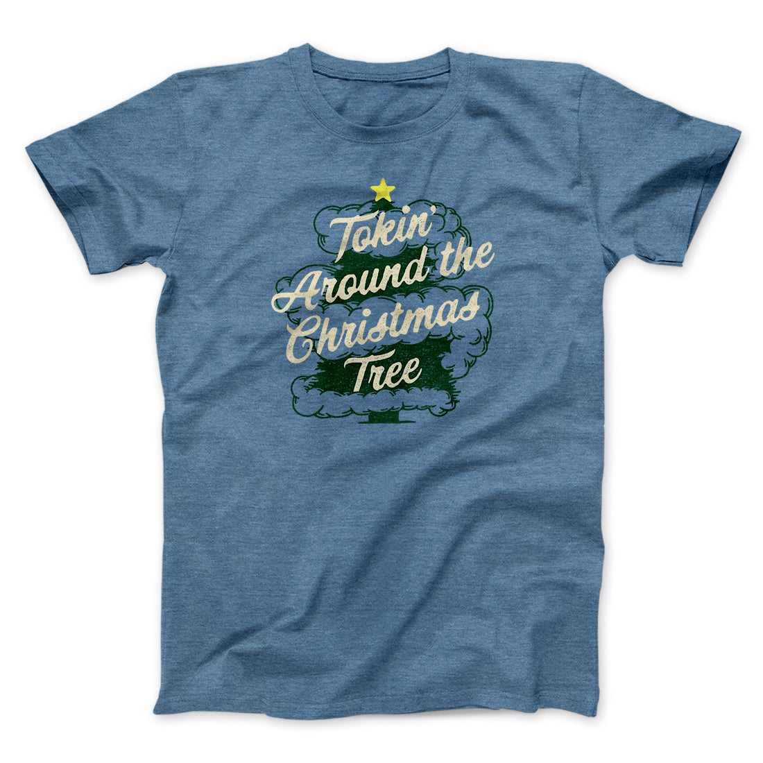 Tokin Around The Christmas Tree Men/Unisex T-Shirt | Funny Shirt from Famous In Real Life