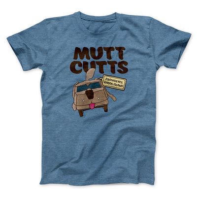 Mutt Cutts Funny Movie Men/Unisex T-Shirt Heather Slate | Funny Shirt from Famous In Real Life
