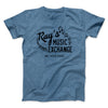 Rays Music Exchange Funny Movie Men/Unisex T-Shirt Heather Slate | Funny Shirt from Famous In Real Life