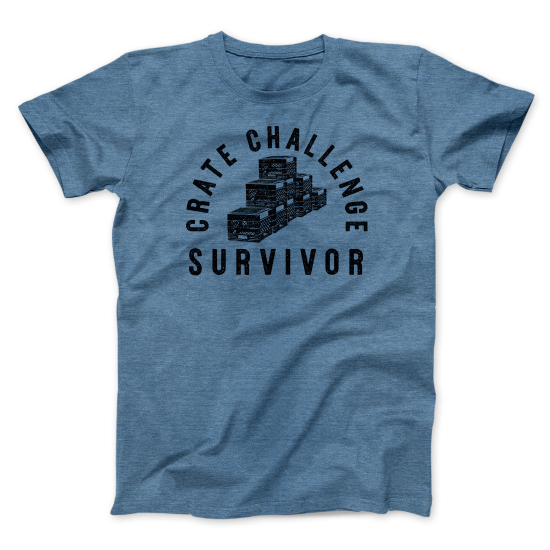 Crate Challenge Survivor 2021 Funny Men/Unisex T-Shirt | Funny Shirt from Famous In Real Life