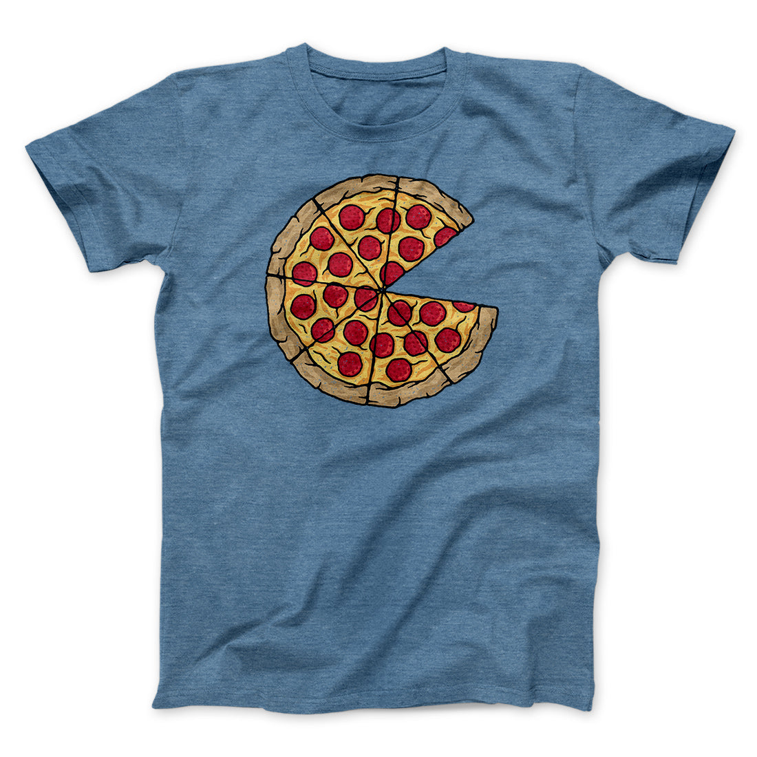 Pizza Slice Couple's Shirt Men/Unisex T-Shirt | Funny Shirt from Famous In Real Life