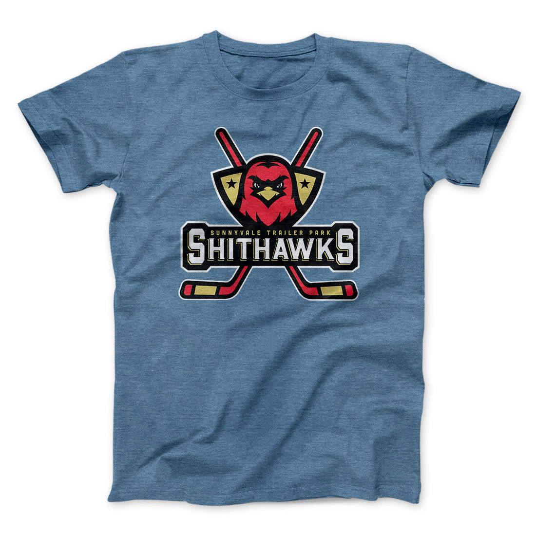Sunnyvale Shithawks Men/Unisex T-Shirt | Funny Shirt from Famous In Real Life