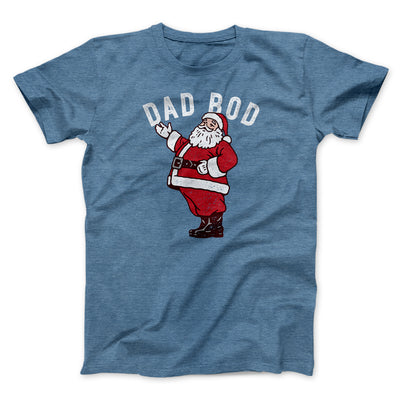 Dad Bod Men/Unisex T-Shirt Heather Slate | Funny Shirt from Famous In Real Life
