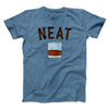 Whiskey- Neat Men/Unisex T-Shirt Heather Slate | Funny Shirt from Famous In Real Life
