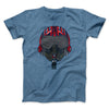 Goose Helmet Funny Movie Men/Unisex T-Shirt Heather Slate | Funny Shirt from Famous In Real Life