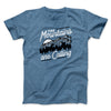 The Mountains Are Calling Men/Unisex T-Shirt Heather Slate | Funny Shirt from Famous In Real Life