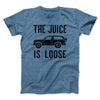 The Juice is Loose Men/Unisex T-Shirt Heather Slate | Funny Shirt from Famous In Real Life