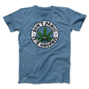 Don't Panic It's Organic Men/Unisex T-Shirt Heather Slate | Funny Shirt from Famous In Real Life