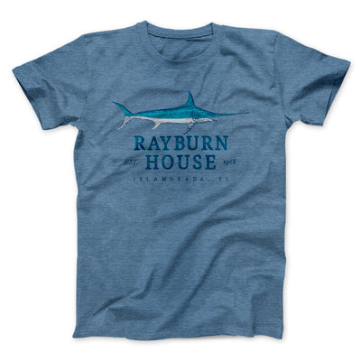 Rayburn House Men/Unisex T-Shirt Heather Slate | Funny Shirt from Famous In Real Life