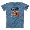 It's Not Hoarding If It's Whiskey Funny Men/Unisex T-Shirt Heather Slate | Funny Shirt from Famous In Real Life