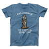 Abstinence: 99.99% Effective Men/Unisex T-Shirt Heather Slate | Funny Shirt from Famous In Real Life