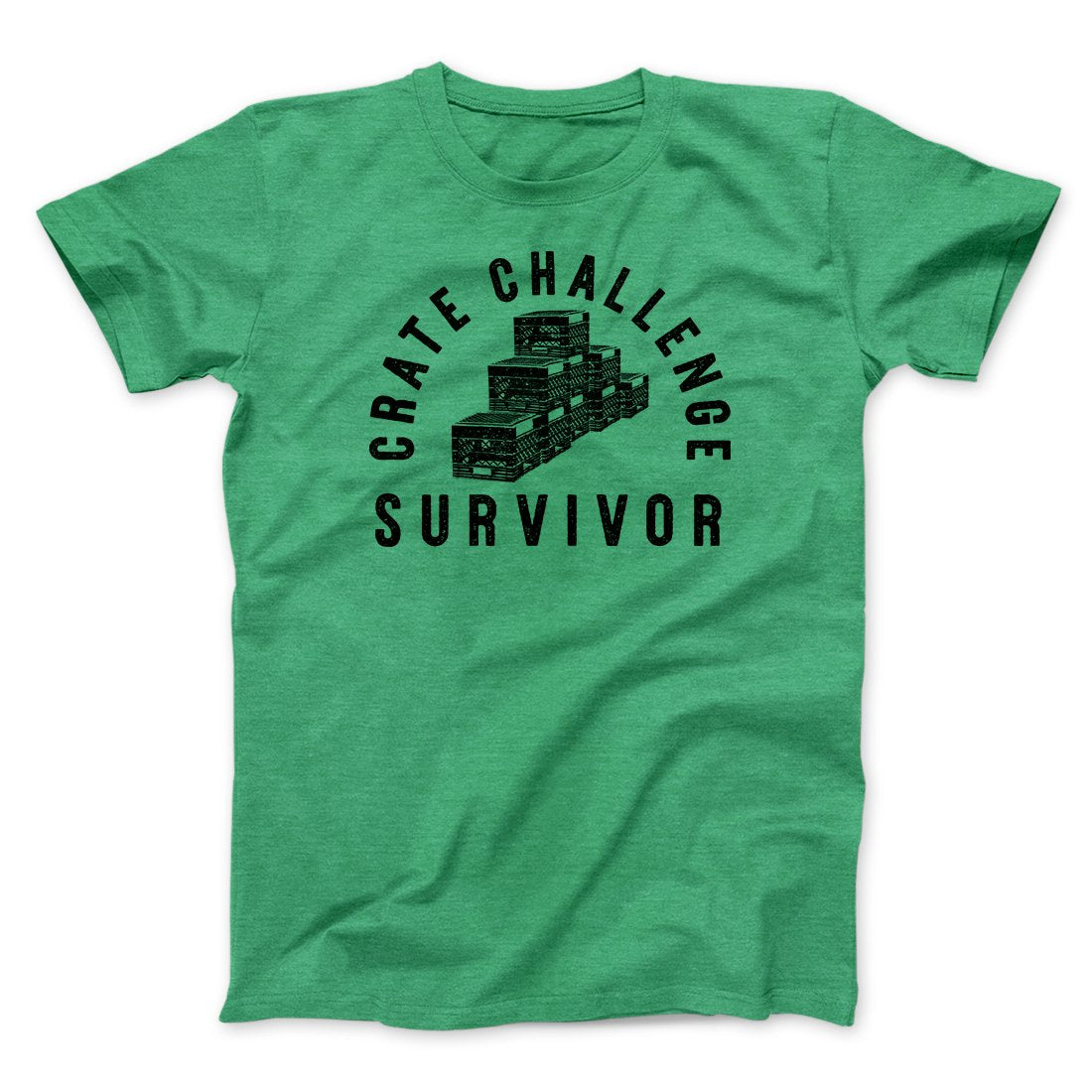 Crate Challenge Survivor 2021 Funny Men/Unisex T-Shirt | Funny Shirt from Famous In Real Life