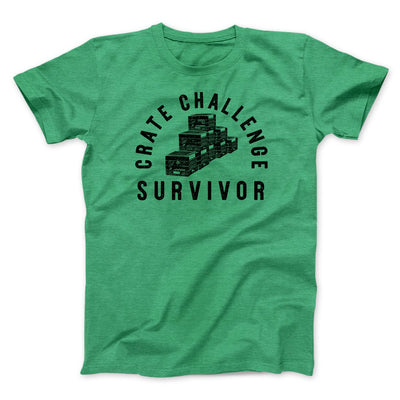 Crate Challenge Survivor 2021 Men/Unisex T-Shirt Heather Kelly | Funny Shirt from Famous In Real Life
