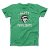 Happy Pawlidays Men/Unisex T-Shirt Heather Kelly | Funny Shirt from Famous In Real Life