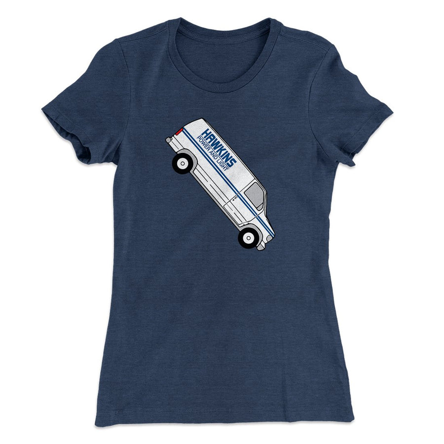 Hawkins Power and Light Van Women's T-Shirt | Funny Shirt from Famous In Real Life
