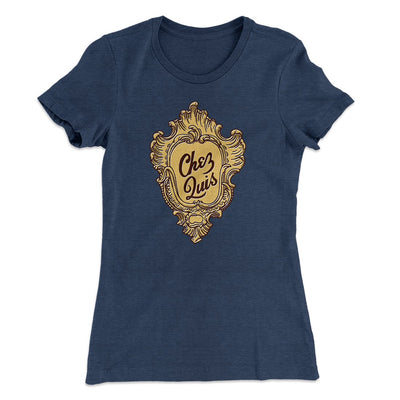 Chez Quis Women's T-Shirt Indigo | Funny Shirt from Famous In Real Life