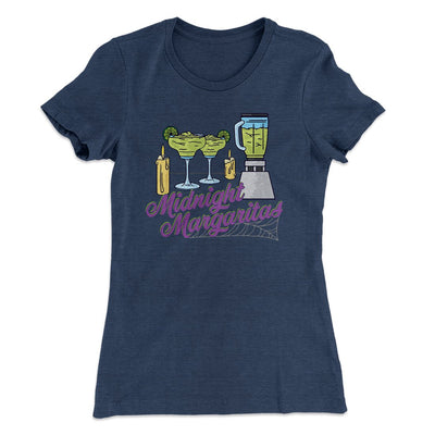 Midnight Margaritas Women's T-Shirt Indigo | Funny Shirt from Famous In Real Life