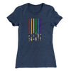 Lightsaber Color Rainbow Women's T-Shirt Indigo | Funny Shirt from Famous In Real Life