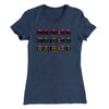 Time Machine Dashboard Women's T-Shirt Indigo | Funny Shirt from Famous In Real Life